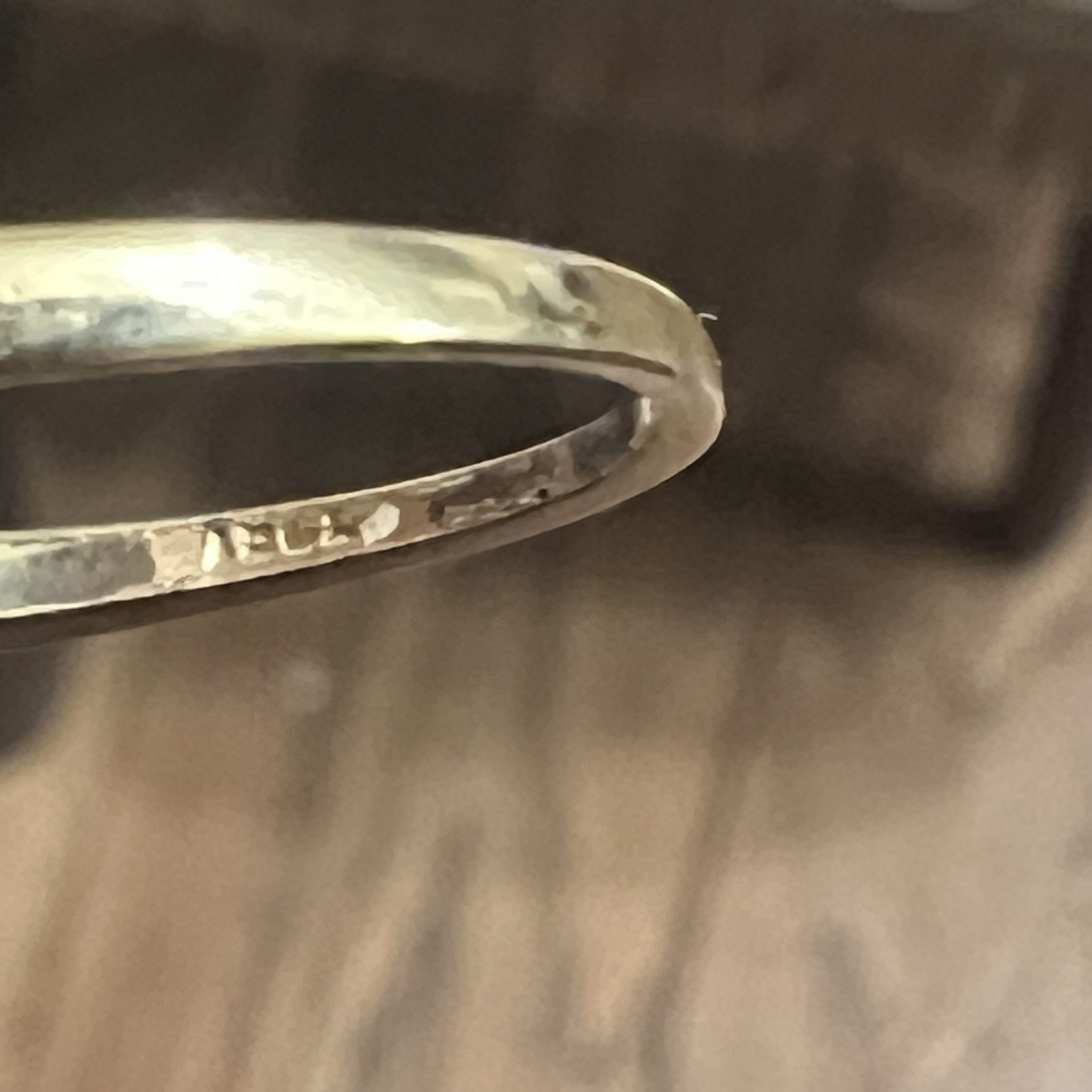 9ct Gold Ruby & Diamond Half Eternity Ring Size M1/2 Pre Owned - Image 5