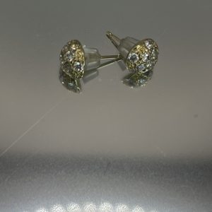 9ct Real Gold Stud Earrings For Pierced Ears Pre Owned