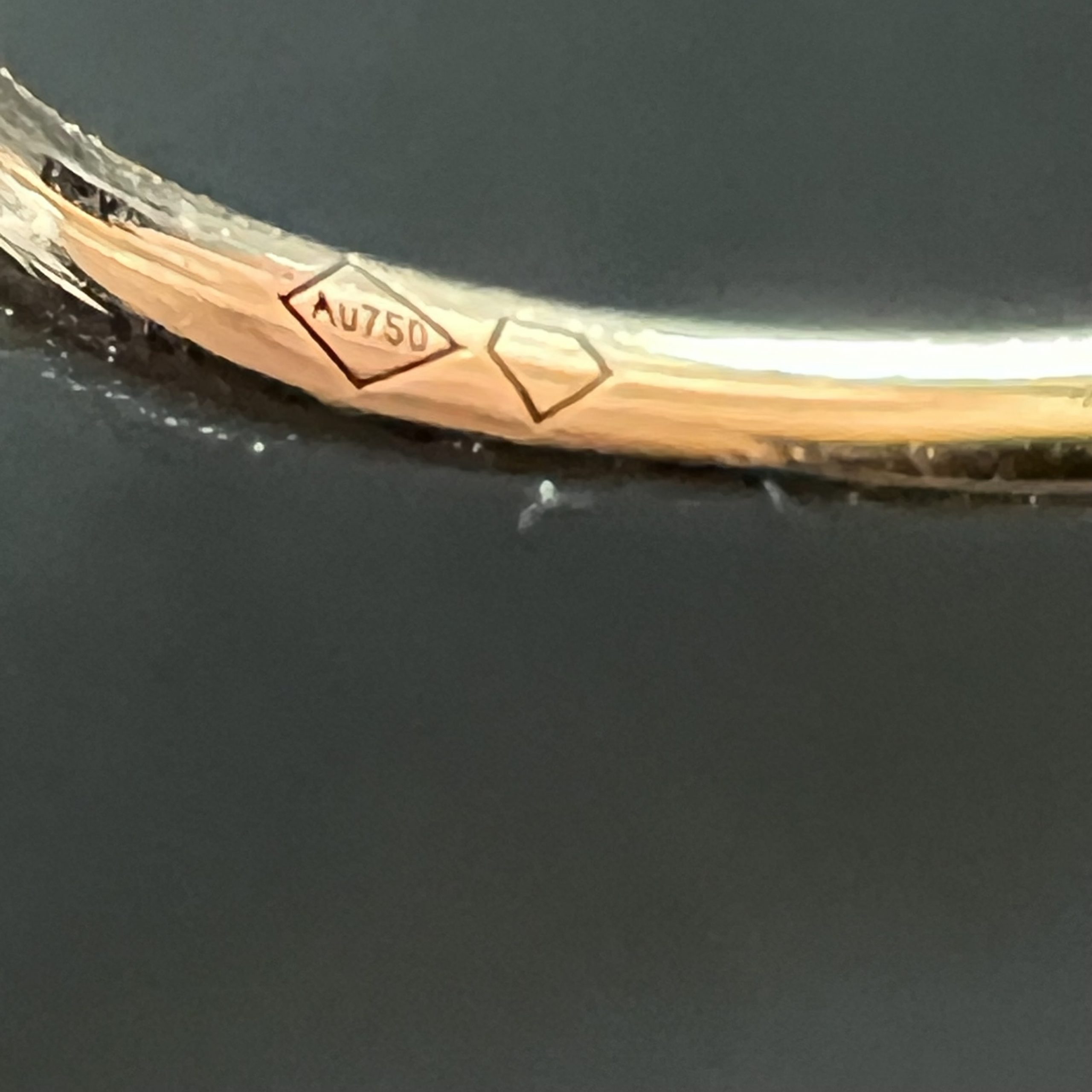 18ct Gold Old European Cut Diamond Ring UK Size N1/2 Pre Owned - Image 6