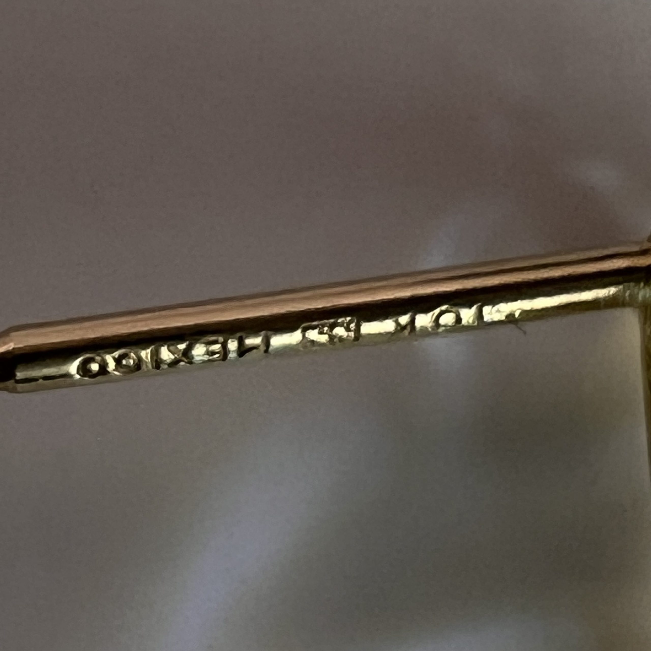 9ct Gold Aquamarine Dangle/Drop Earrings Pierced Ears Pre Owned - Image 3