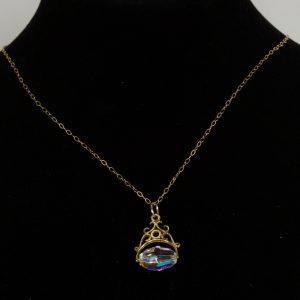 9ct Gold Hallmark Fine Necklace Chain & Pendant Pre Owned